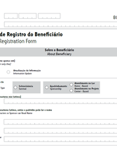 Formulário de inscrição de novos participantes no Connect