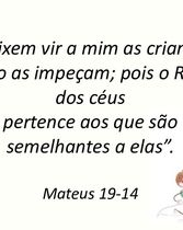 6 a 11 anos - Versículo