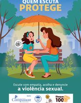 Cartaz Versão 2 - Quem Escuta Protege - Adolescente